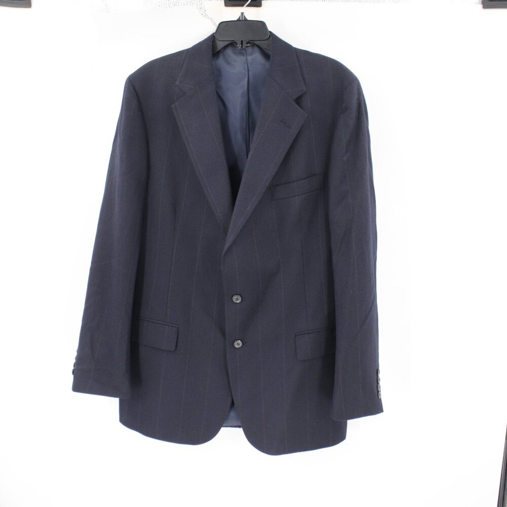 VTG Ralph Lauren University sport coat mens 42 two button striped notch lapel